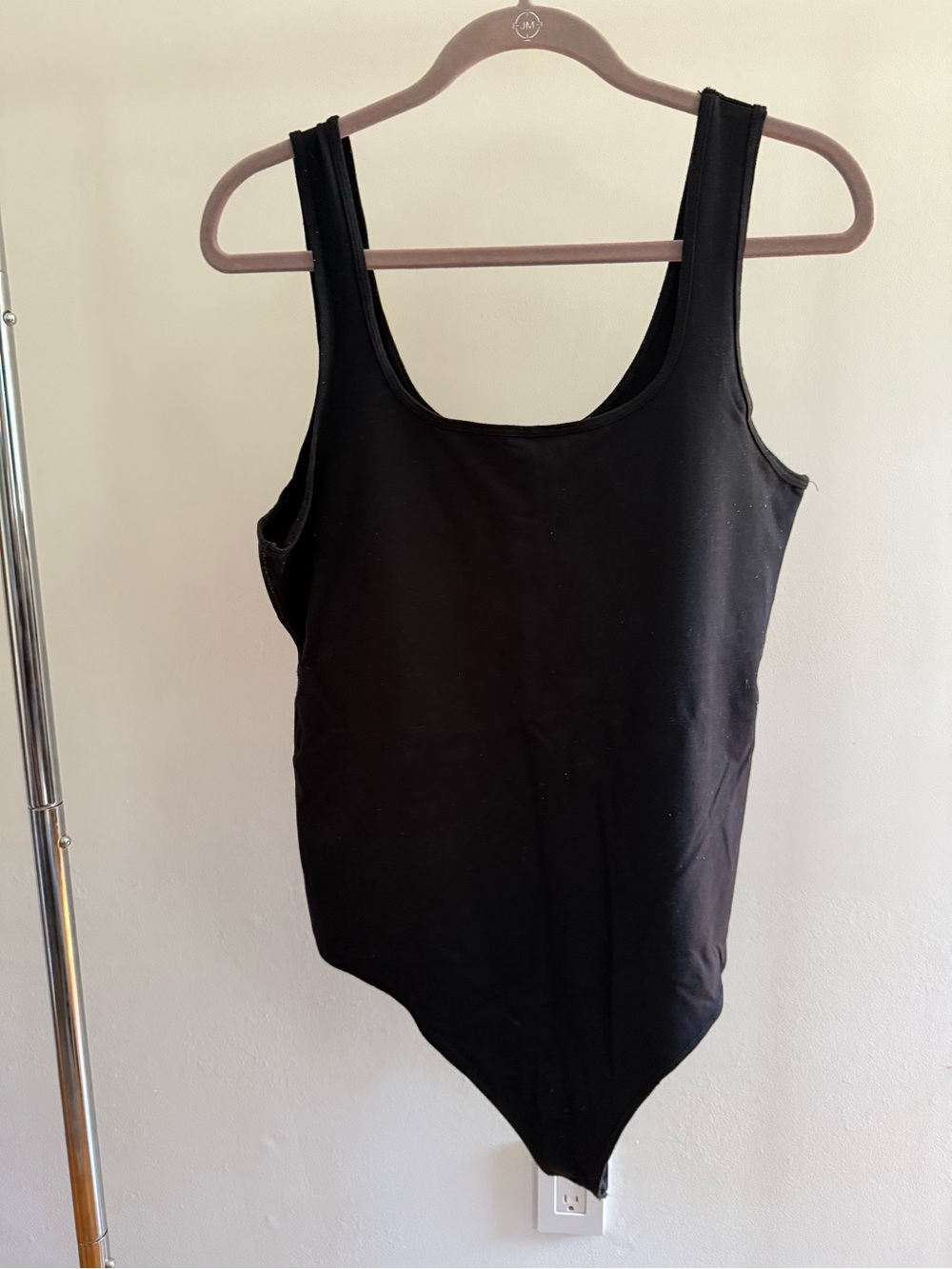 Abercrombie & Fitch Black Scoop Neck Bodysuit
